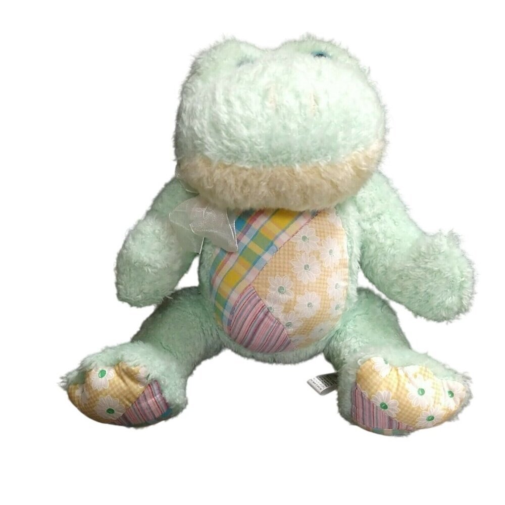 Sugar Loaf Sitting Frog Plush Stuffed Animal Toy Green Ages 3 and Up 9 in Easter
